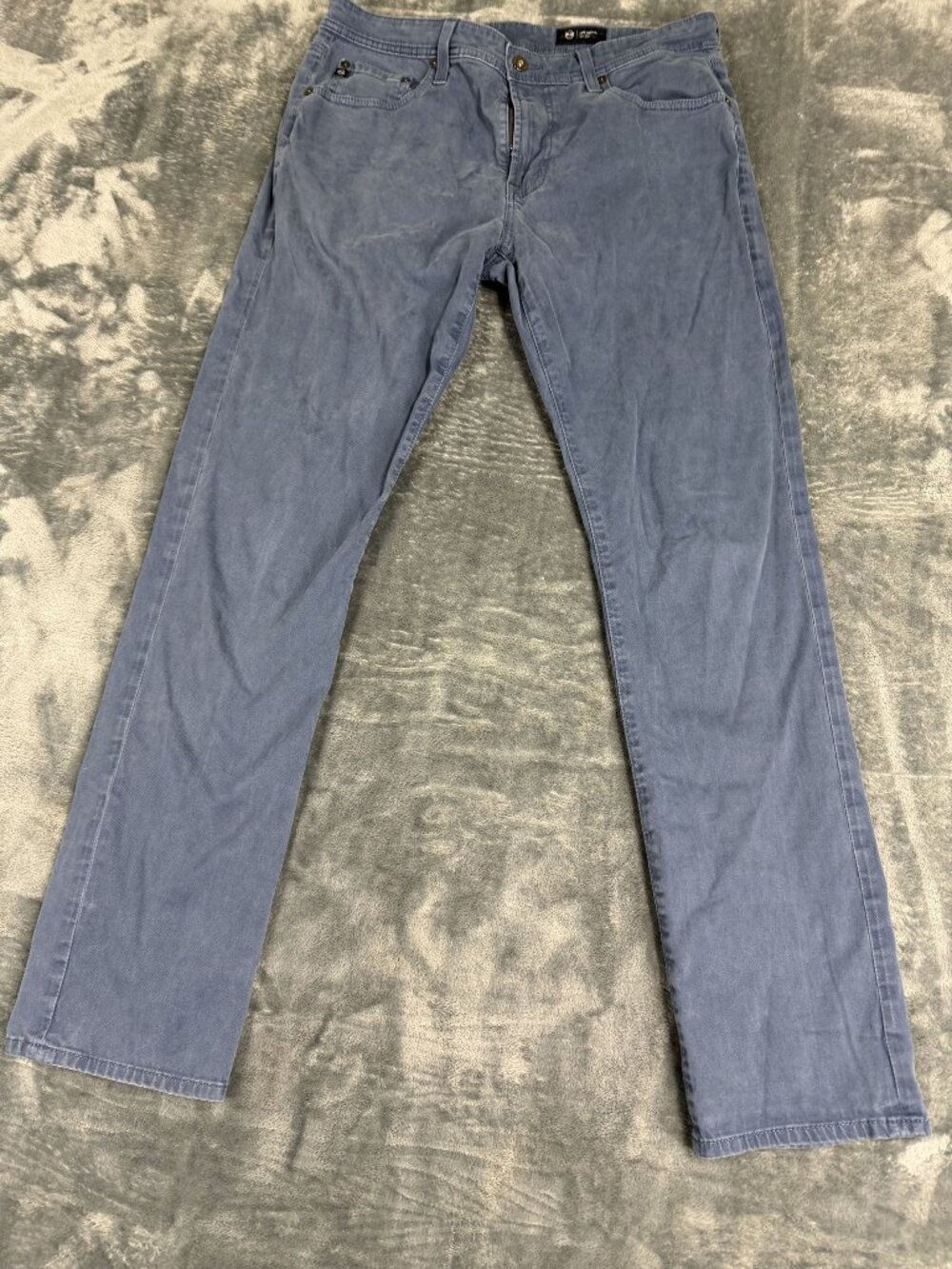 AG Everett Slim Straight Blue Mens Pants Size 33 Casual Style